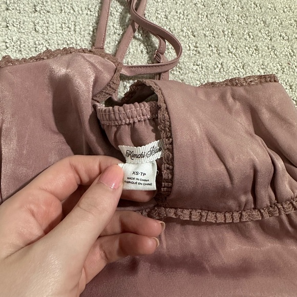 Urban outfitters dusty pink satin babydoll cami - Picture 5 of 5
